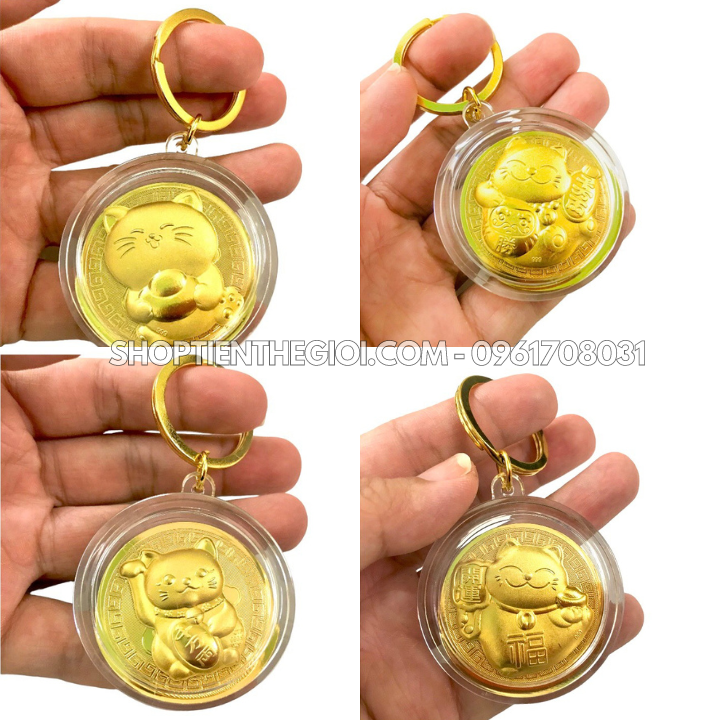 Móc khóa Mèo Thần Tài Cute - SP006000